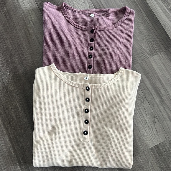 Tops - Women long sleeve thermal tops pack of two size small